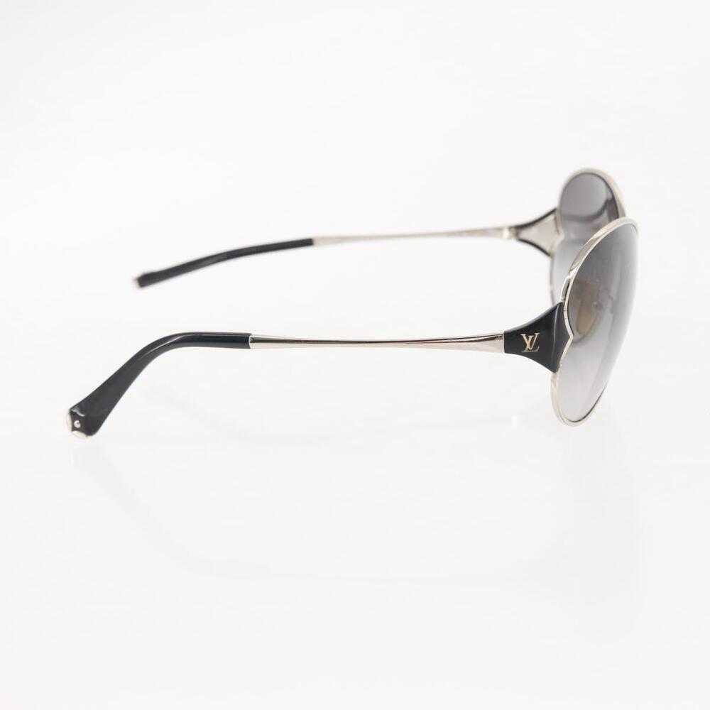 LOUIS VUITTON Daisy Sunglasses Metal Silver Z0261U LV Auth 143996 - Picture 6 of 13